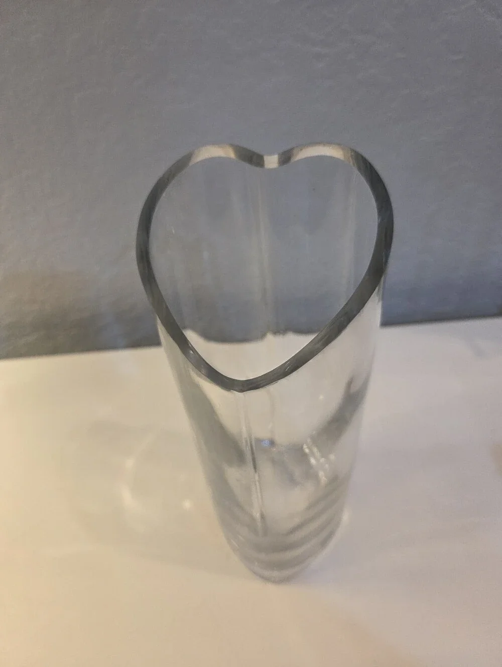 Heart Shaped Cristal D'Arques Vase